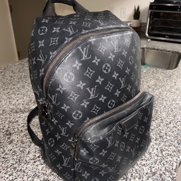 LOUIS VUITTON Monogram Eclipse Discovery Backpack PM - Picture 2 of 4